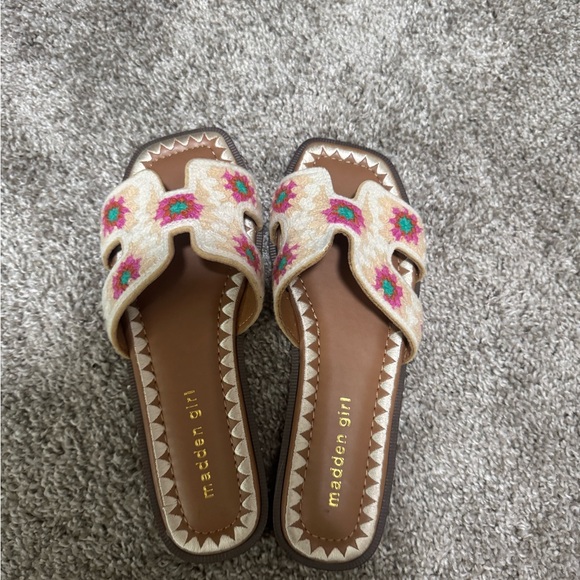 Madden Girl Embroidered Sandals - Picture 1 of 3